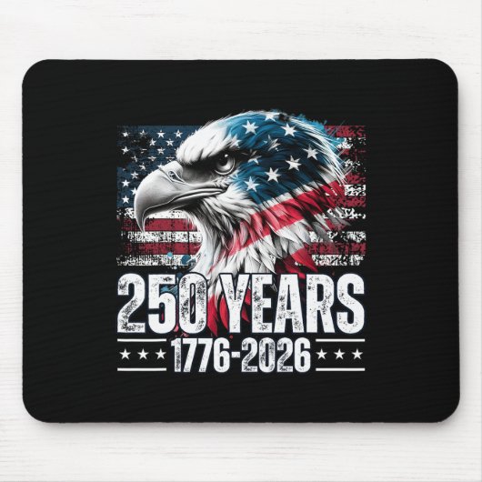 250. Jahrestag US-Geburtstag Mousepad (Vorne)