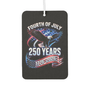 250. Jahrestag USA 1776-2026 Patriotischer Amerika Autolufterfrischer