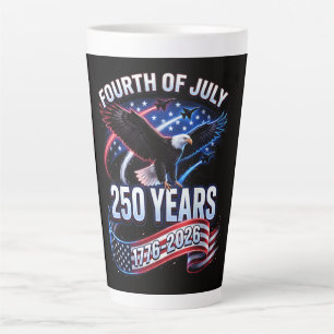 250. Jahrestag USA 1776-2026 Patriotischer Amerika Milchtasse