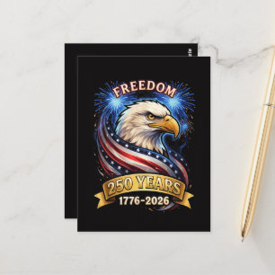 250. Jahrestag USA 1776-2026 Patriotischer Amerika Postkarte