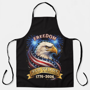250. Jahrestag USA 1776-2026 Patriotischer Amerika Schürze