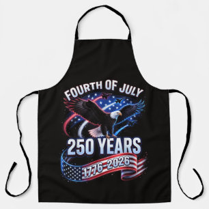 250. Jahrestag USA 1776-2026 Patriotischer Amerika Schürze