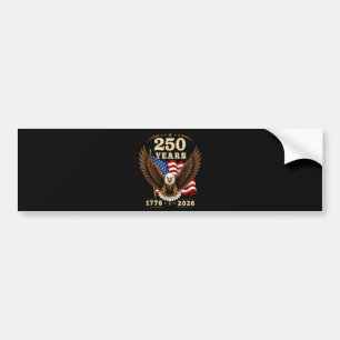 250 Jahrestag USA 250 Jahre 1776-2026 Autoaufkleber
