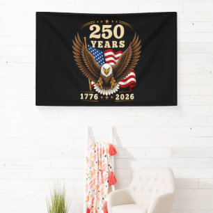 250 Jahrestag USA 250 Jahre 1776-2026 Banner