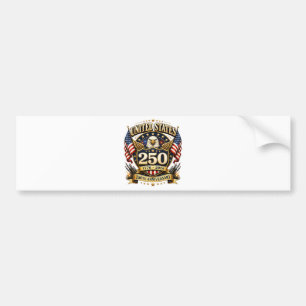 250 Jahrestag USA 250 Jahre  Autoaufkleber