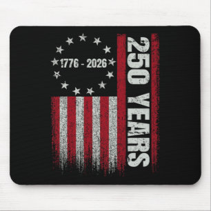 250 Jahrestag USA 250. US-Flagge Patriotisch 4. Mousepad