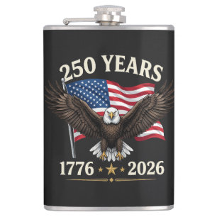250. Jahrestag USA Flachmann