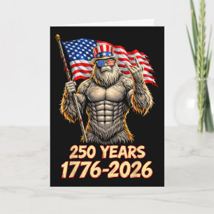 250 Jahrestag USA-Flagge 250 Jahre 1776 2026 Bigfo Karte