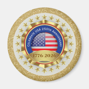 250. Jahrestag USA Patriotisch   1776–2026 Magnet