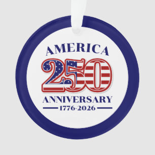 250. Jahrestag USA Patriotisch 1776–2026 Ornament