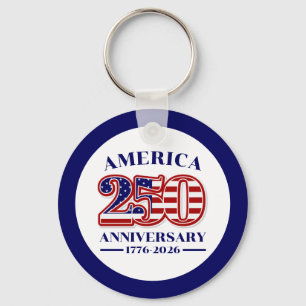250. Jahrestag USA Patriotisch 1776–2026 Schlüsselanhänger
