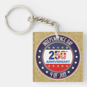 250. Jahrestag USA Patriotisch 1776–2026 Schlüsselanhänger