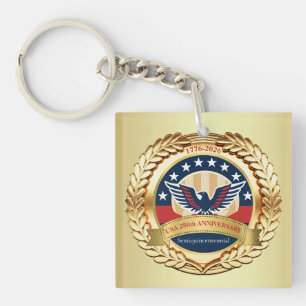 250. Jahrestag USA Patriotisch 1776–2026 Schlüsselanhänger