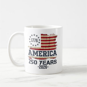 250. Jahrestag USA Patriotisch 1776 Unabhängigkeit Kaffeetasse