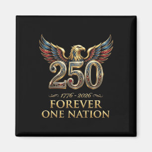 250. Jahrestag USA Patriotisch 4. Juli Unabhängig Magnet