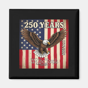 250. Jahrestag USA patriotische Männer Frauen 1776 Magnet