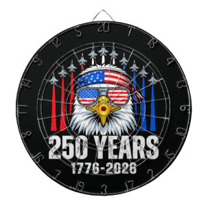 250 Jahrestag USA Patriotischer Adler 250. Dartscheibe
