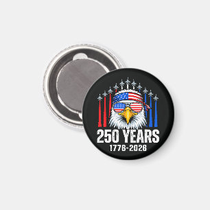 250 Jahrestag USA Patriotischer Adler 250.  Magnet