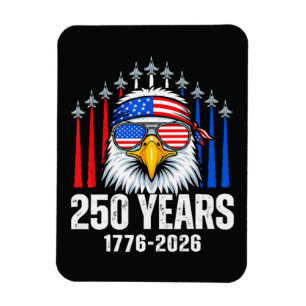 250 Jahrestag USA Patriotischer Adler 250. Magnet
