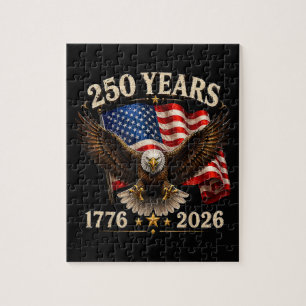 250 Jahrestag USA Patriotischer Adler 250. Puzzle