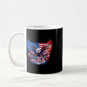 250. Jahrestag USA Patriotischer Adler 250. Unabhä Kaffeetasse
