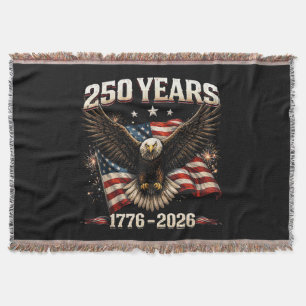 250 Jahrestag USA Patriotischer Adler 250. Unabhän Decke
