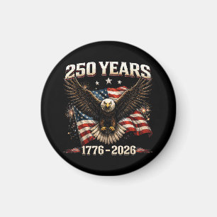 250 Jahrestag USA Patriotischer Adler 250. Unabhän Magnet