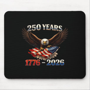 250 Jahrestag USA Patriotischer Adler 250. Unabhän Mousepad