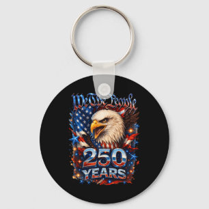 250 Jahrestag USA Patriotischer Adler 250. Unabhän Schlüsselanhänger
