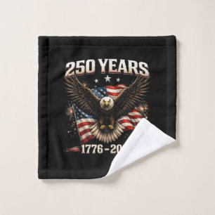 250 Jahrestag USA Patriotischer Adler 250. Unabhän Waschlappen