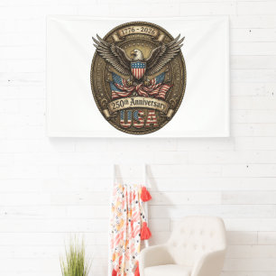 250. Jahrestag USA Patriotischer Adler Banner