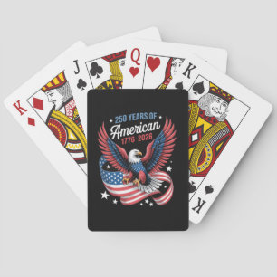 250. Jahrestag USA Patriotischer Adler Spielkarten