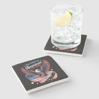 250. Jahrestag USA Patriotischer Adler Steinuntersetzer