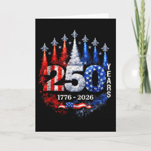 250 Jahrestag USA-Shirt Patriotisch 4. Juli Ameri Karte