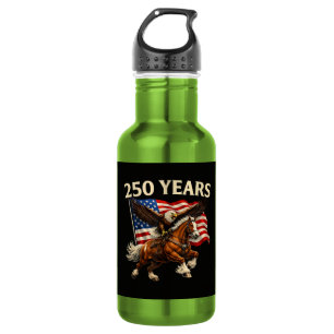 250 Jahrestag USA Western Pferd Adler Edelstahlflasche