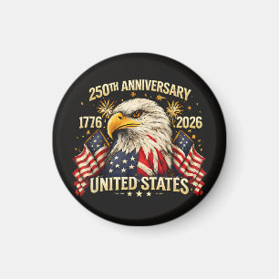 250. Jahrestag Vereinigte Staaten 1776-2026 Magnet