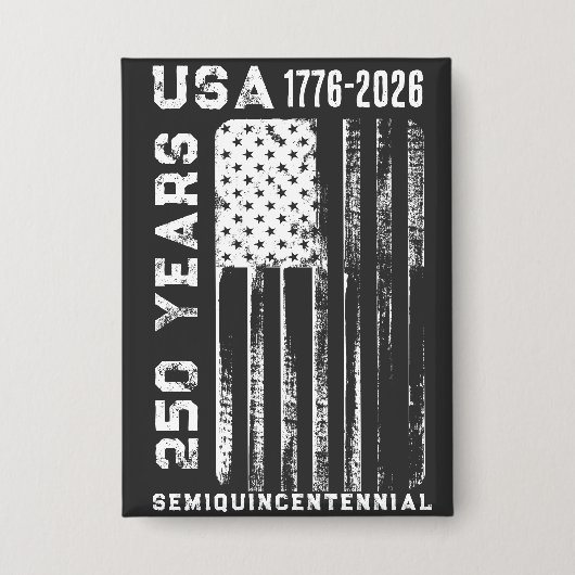 250-jähriges Jubiläum USA 4-juli Button (Vorderseite)