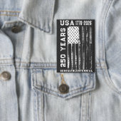 250-jähriges Jubiläum USA 4-juli Button (Insitu)