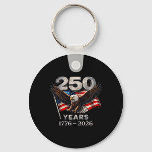 250-jähriges Jubiläum USA-Shirt Adler Amerikanisch Schlüsselanhänger