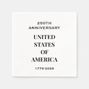 250. Jubiläum 1776–2026 – USA Premium Feuerzeug Serviette