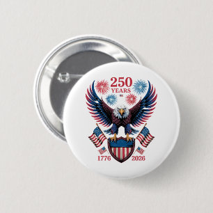 250. Jubiläum 250 Jahre USA 1776 Button