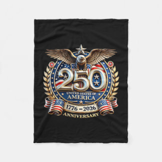 250. Jubiläum 4. Juli Amerika 250 Jahre Fleecedecke
