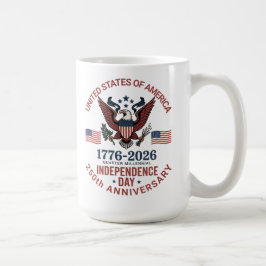250. Jubiläum 4. Juli - Vintages Patriotisches Kaffeetasse