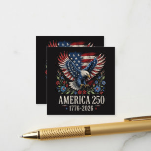 250. Jubiläum-Adler Amerikanisch Begleitkarte
