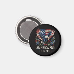 250. Jubiläum-Adler Amerikanisch Magnet
