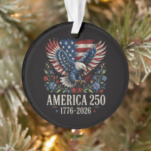 250. Jubiläum-Adler Amerikanisch Ornament