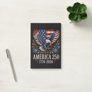 250. Jubiläum-Adler Amerikanisch Post-it Klebezettel