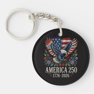 250. Jubiläum-Adler Amerikanisch Schlüsselanhänger