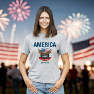 250. Jubiläum Adler Rot Weiß Blau   Amerika T-Shirt