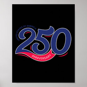 250. Jubiläum Amerika Semiquincentennial USA Poster